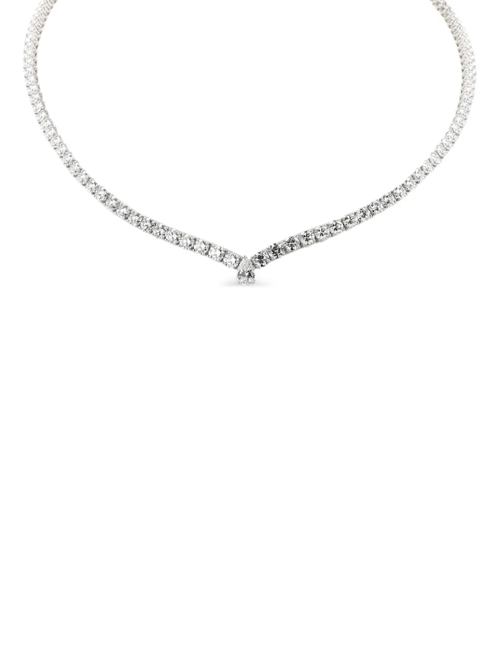 Cartier 2002 platinum diamond necklace | Silver | Image 1