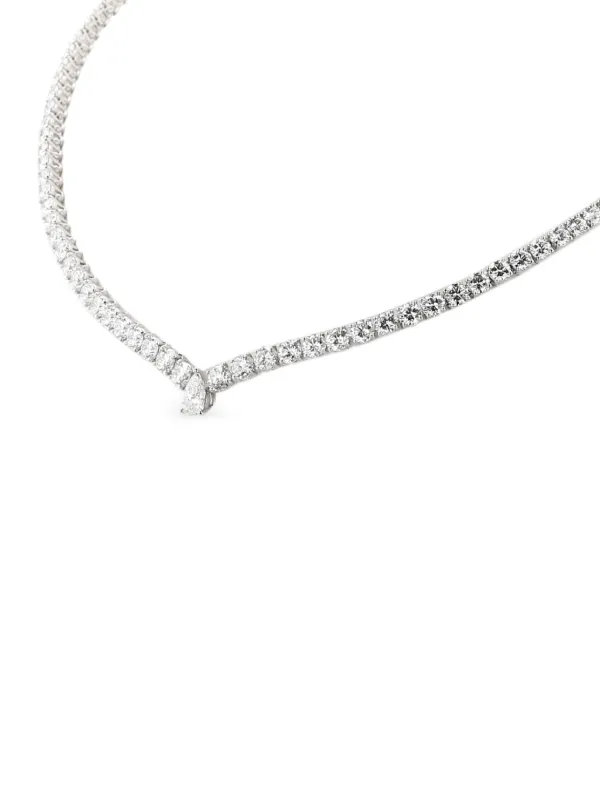 Cartier 2002 Platinum Diamond Necklace Silver FARFETCH ZA