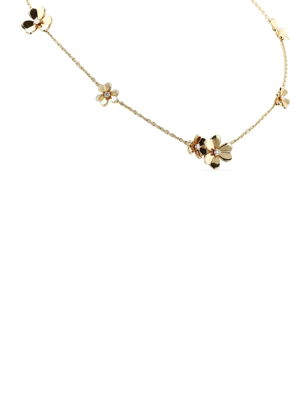 Van Cleef & Arpels Pre-Owned 2000s yellow gold diamond necklace | Image 2