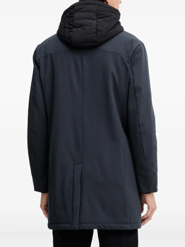 Trussardi Hooded Jacket Blue FARFETCH ID