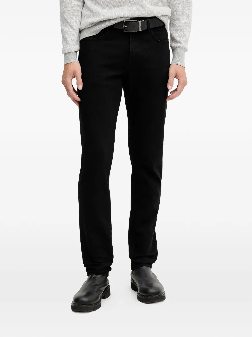 Trussardi Close black straight-leg jeans - Nero