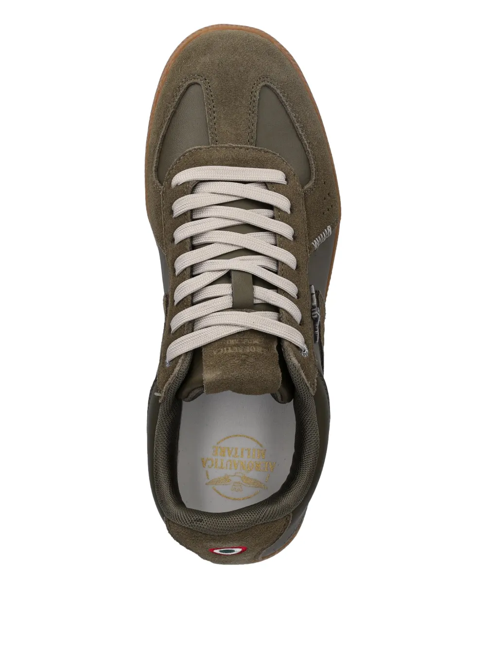 Aeronautica Militare Sneakers met ronde neus Groen