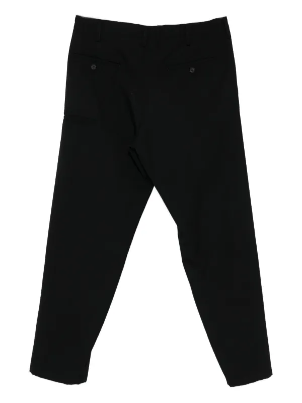 ヨウジヤマモト ストレートパンツ 黒 Yohji Yamamoto ストレートパンツ | ブラック | FARFETCH JP