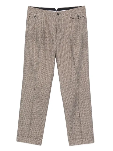 Dolce & Gabbana Pre-Owned 2000s micro-checked trousers