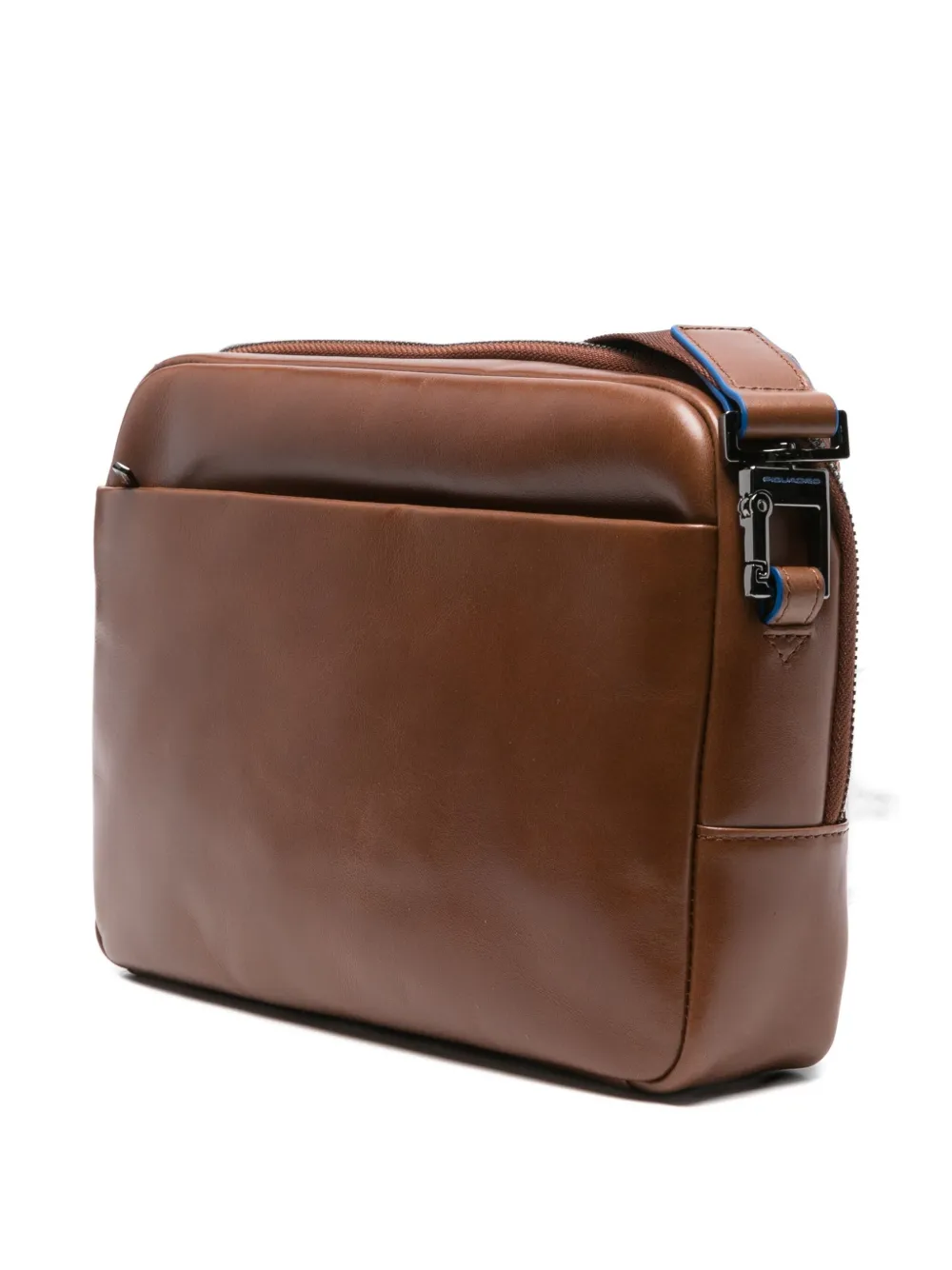  Piquadro Zip Shoulder Bag - Brown 