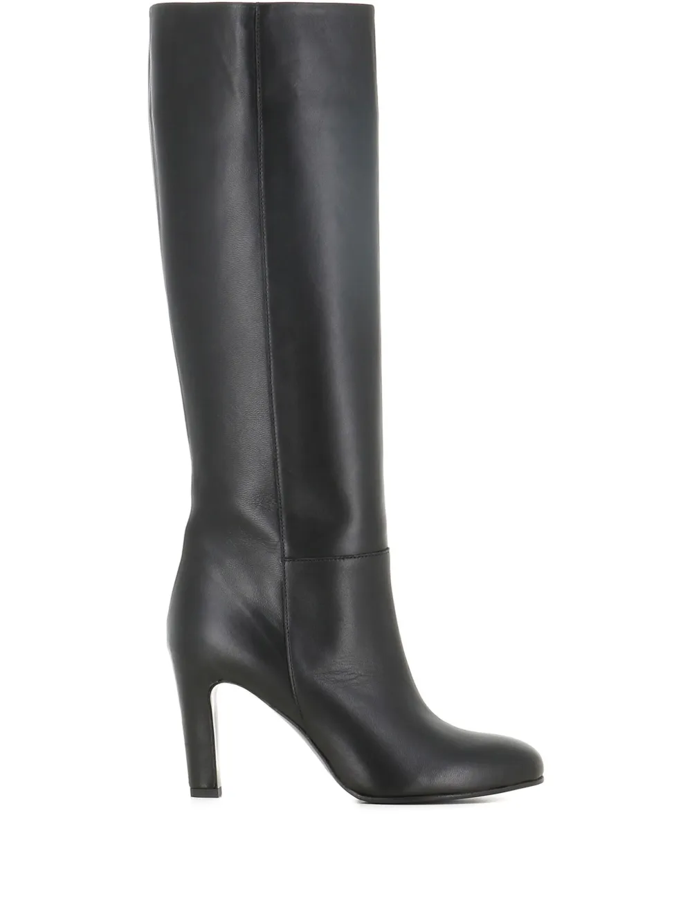 Del Carlo 80mm round-toe heeled boots | أسود | Image 1