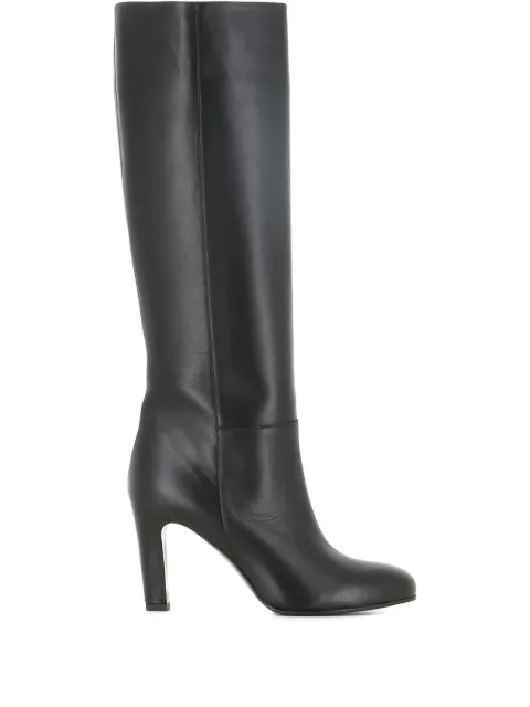 Del Carlo botas con puntera redonda y tacón de 80mm