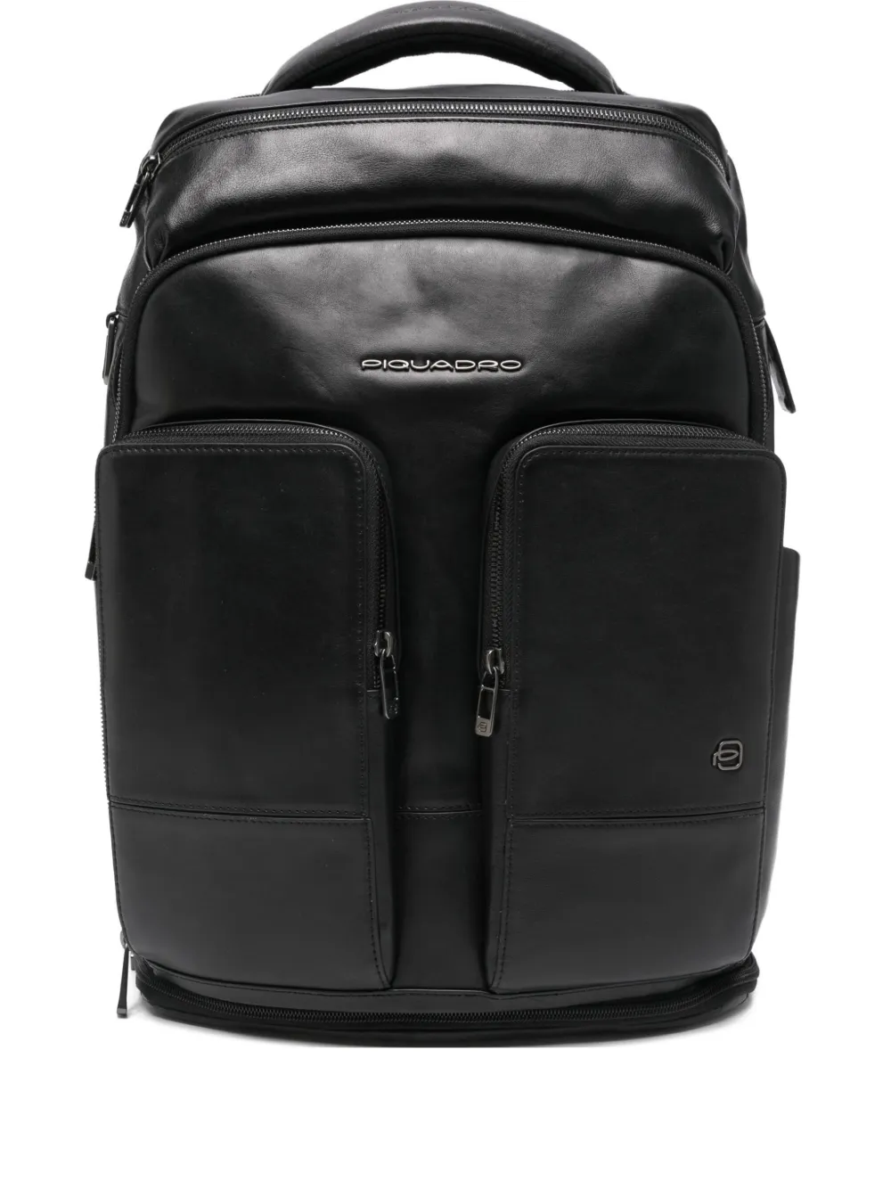 PIQUADRO mochila con bolsillos con cierre | negro | Image 1