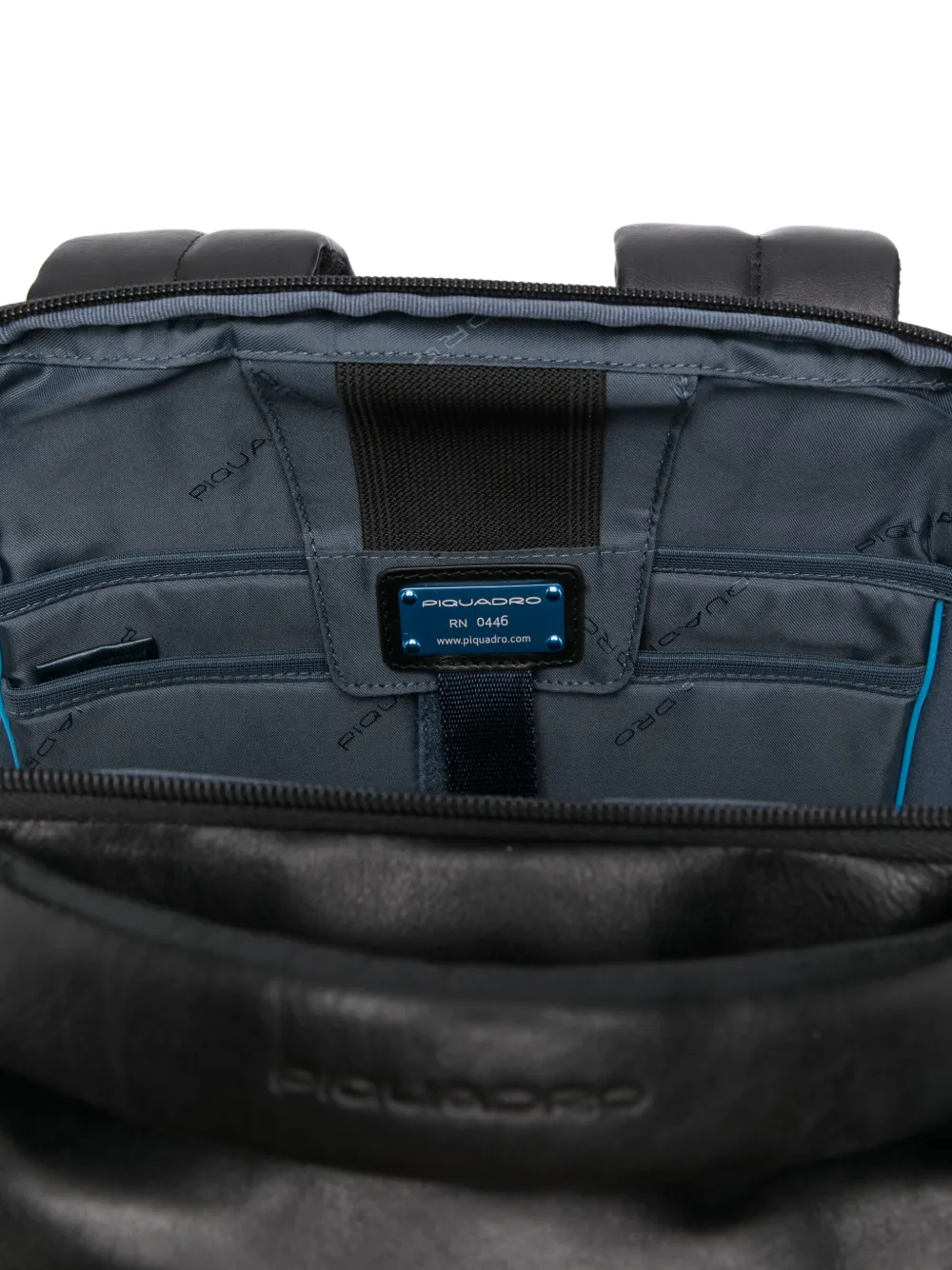 PIQUADRO Rugzak met ritszak Zwart