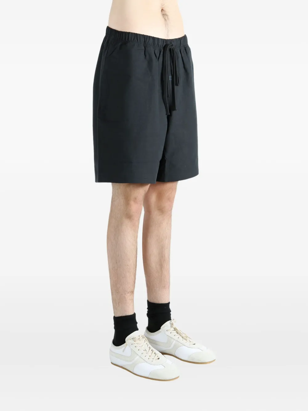Essentials Drawstring-waist Trousers In Blue