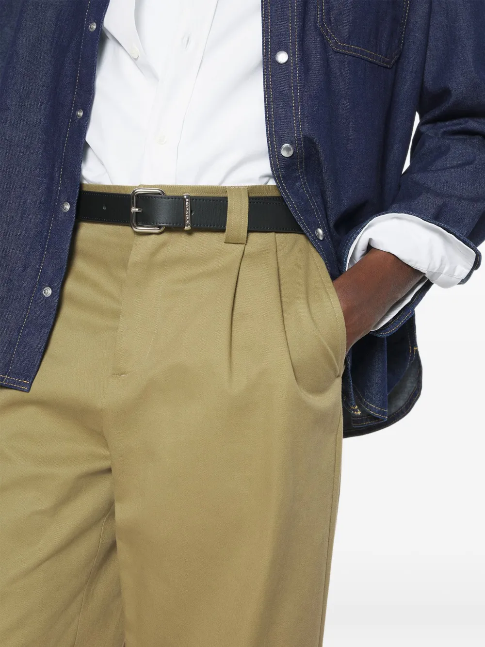 Maison Kitsuné pleated trousers - Beige