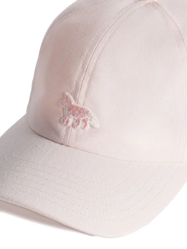 帽子 MAISON KITSUNE baby fox 6p cap pink MAISON KITSUNÉ - コーデュロイ ベースボール キャップ - BABY FOX 6P
