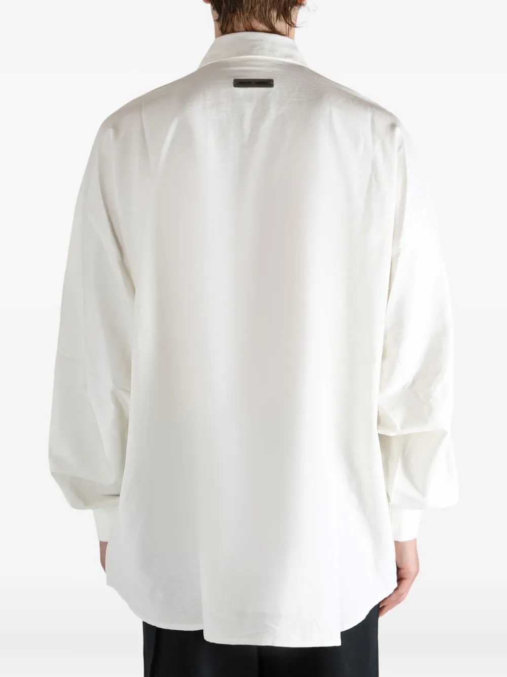 Essentials Cotton Shirt In White