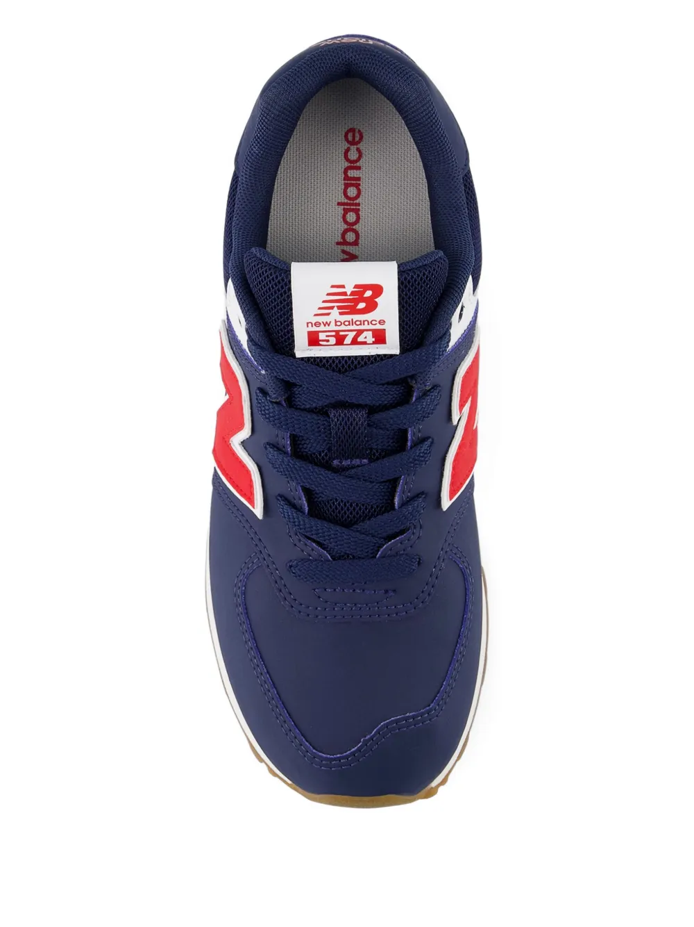 New Balance Kids 574 vetersneakers Blauw