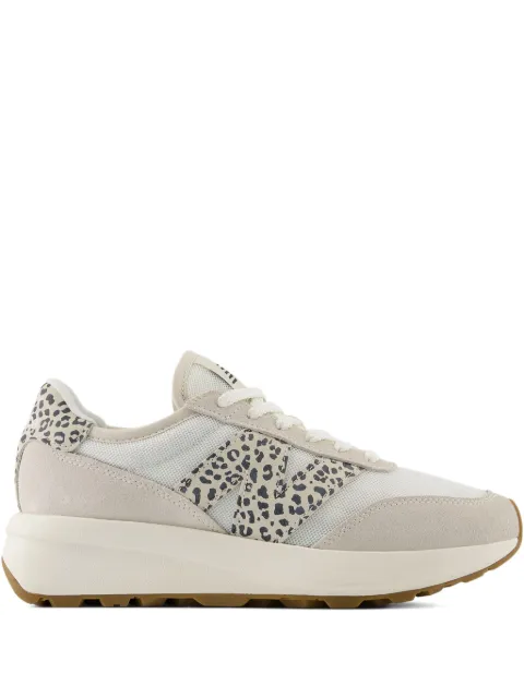 New Balance 370 leopard-print trainers