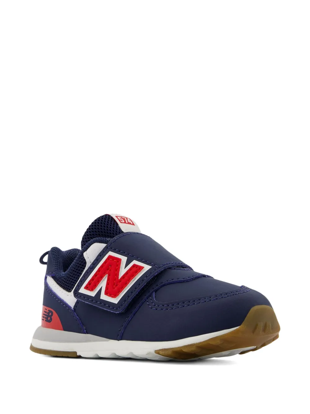 New Balance Kids 574 NEW-B Hook & Loop sneakers Blauw
