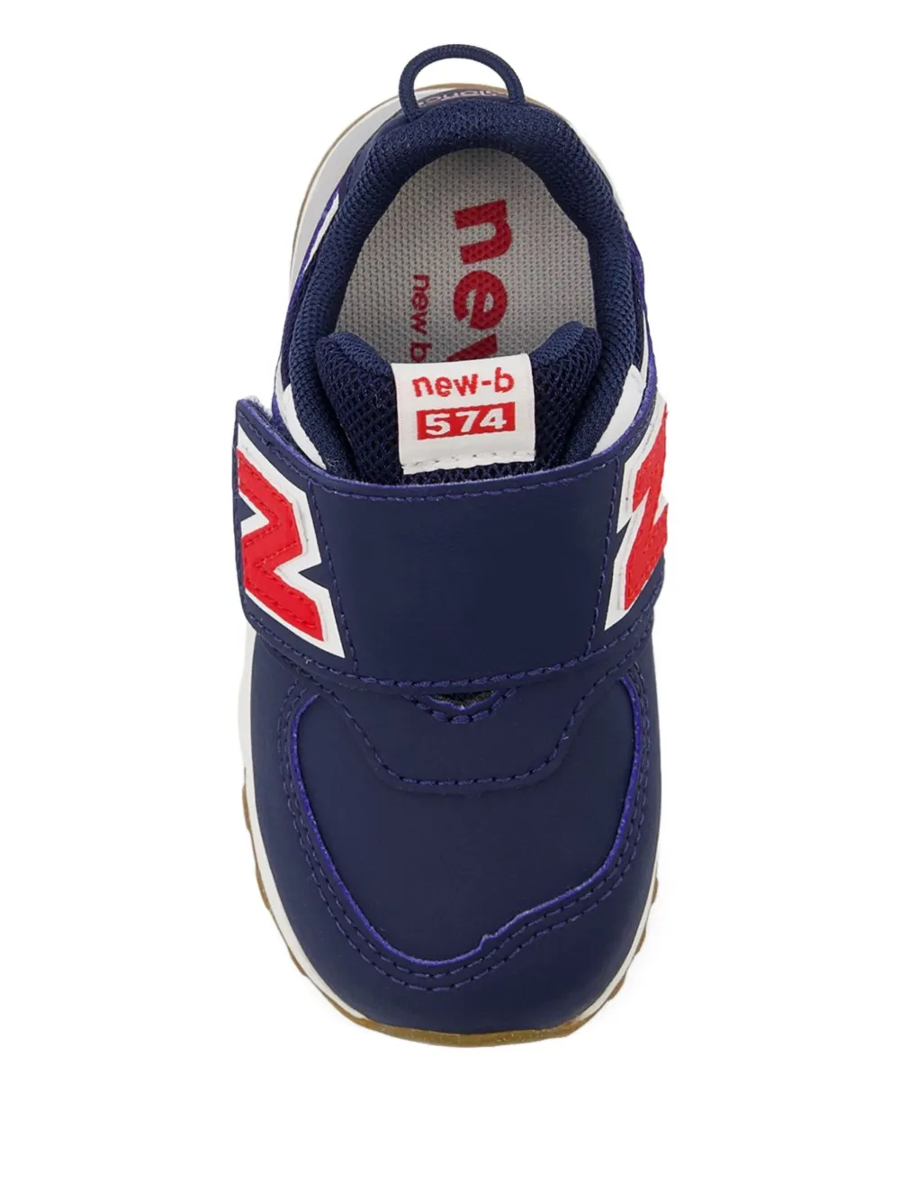 New Balance Kids 574 NEW-B Hook & Loop sneakers Blauw