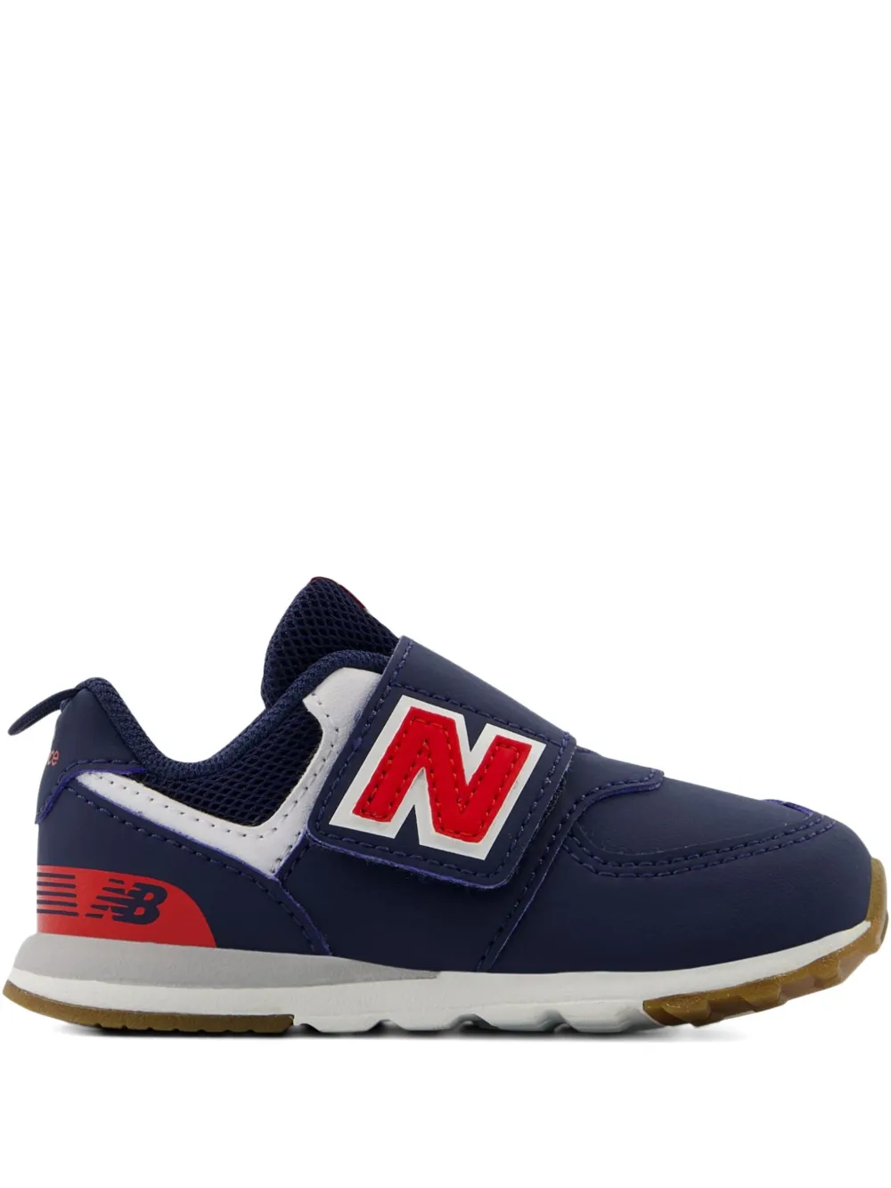 New Balance Kids 574 NEW-B Hook & Loop sneakers Blauw