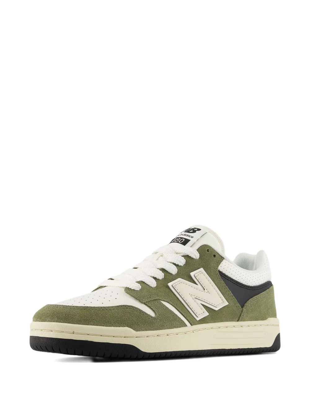New Balance 480 suède leren sneakers Groen