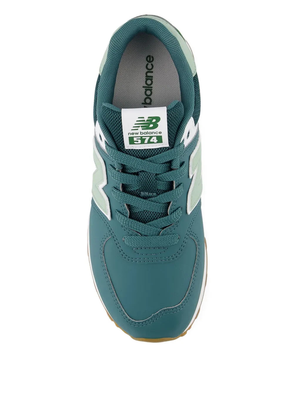 New Balance Kids 574 vetersneakers Groen