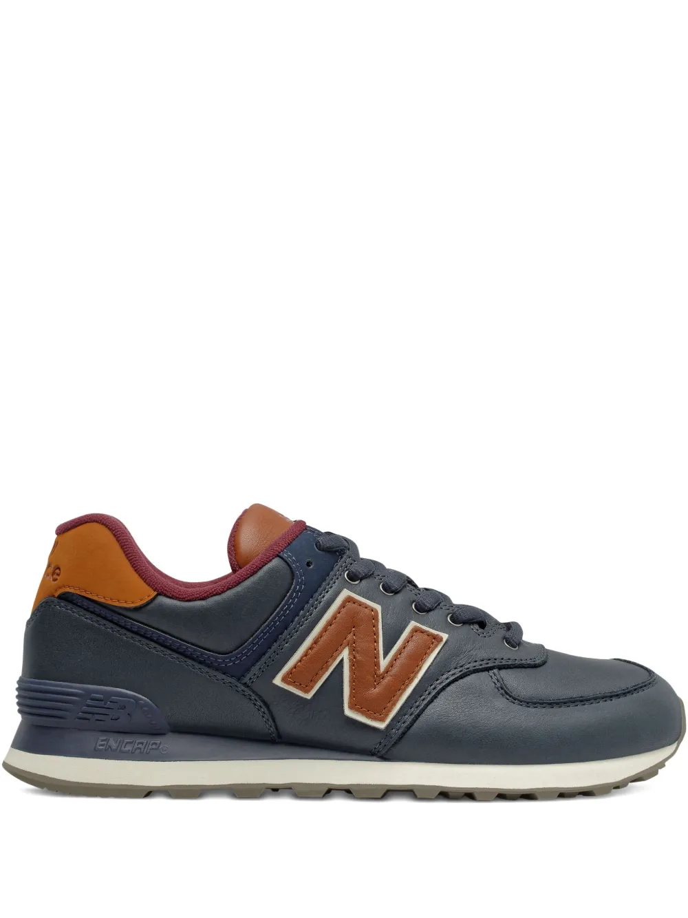 New Balance 574 sneakers met logopatch Blauw