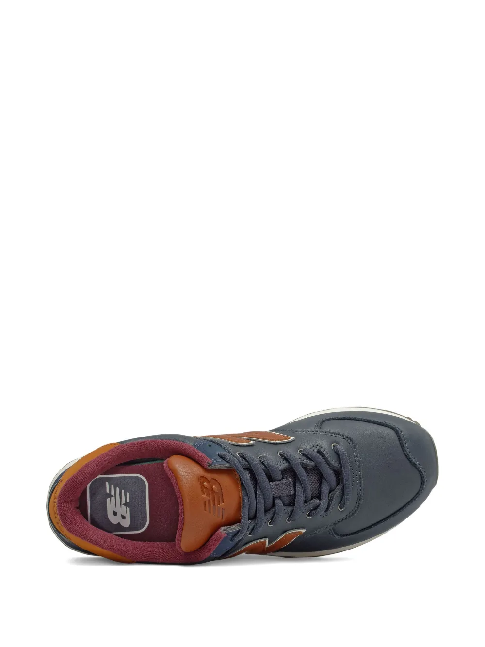 New Balance 574 sneakers met logopatch Blauw