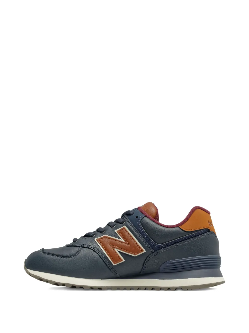 New Balance 574 sneakers met logopatch Blauw