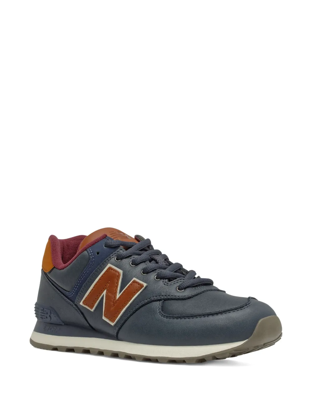 New Balance 574 sneakers met logopatch Blauw