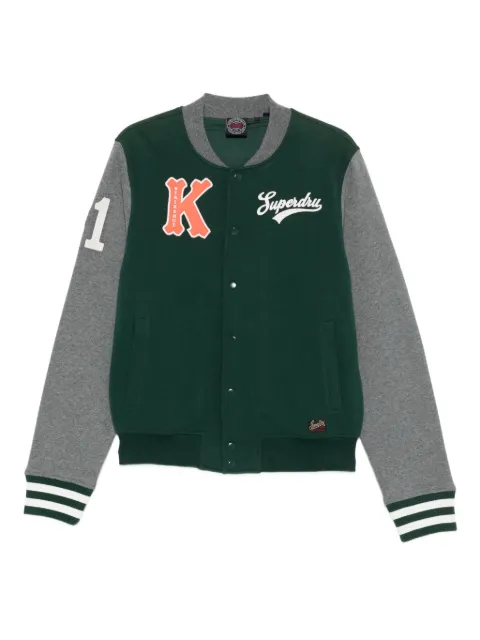Superdry logo-print bomber jacket