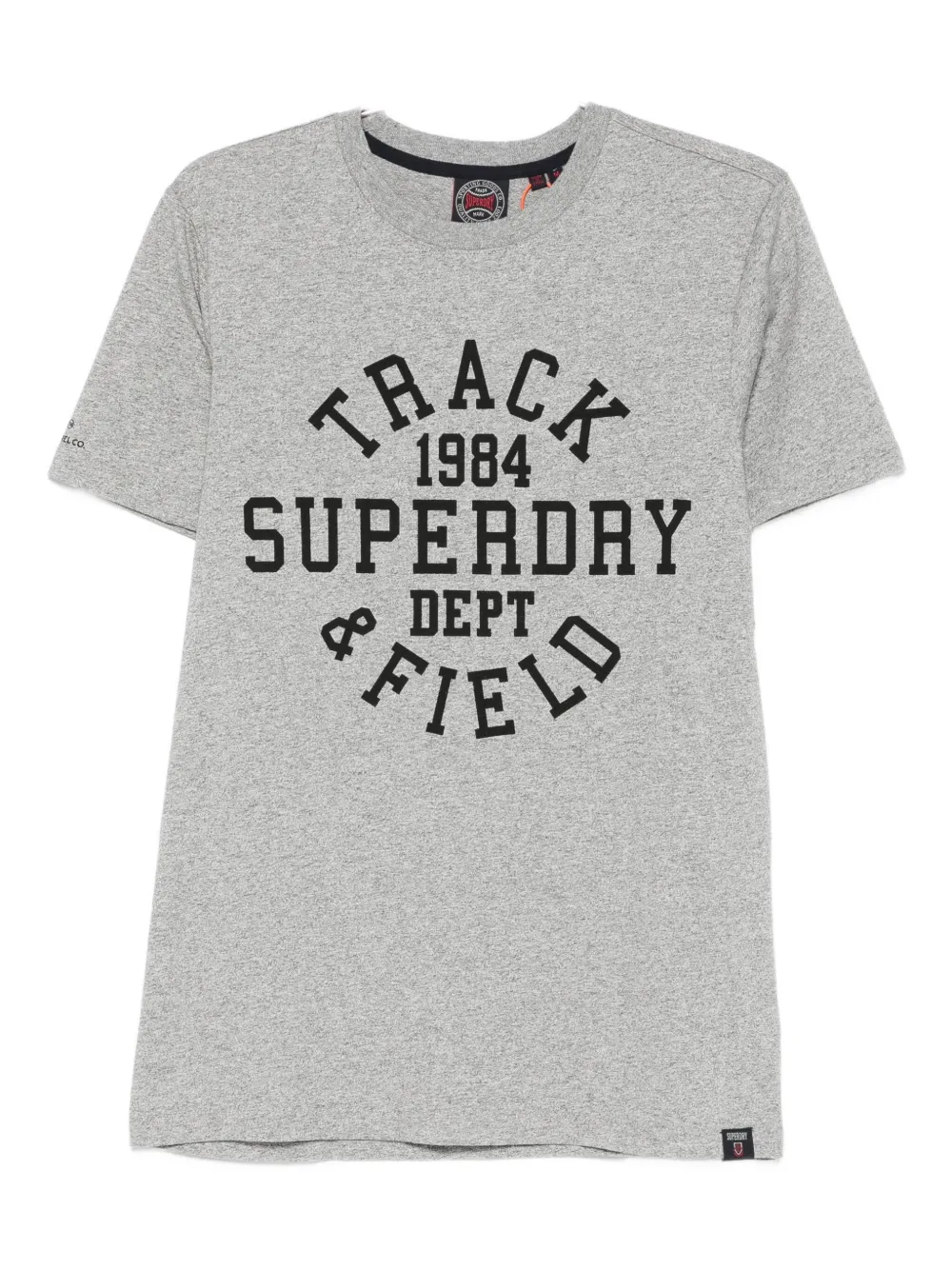Superdry playera con estampado gráfico | gris | Image 1