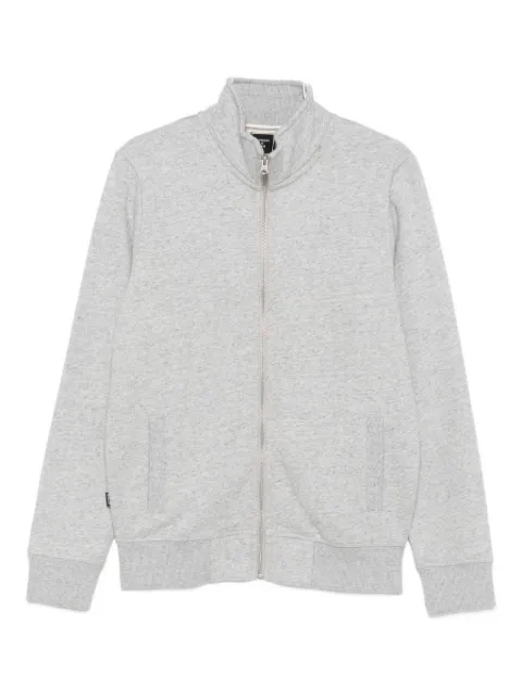 Superdry mélange-effect zip-up sweatshirt