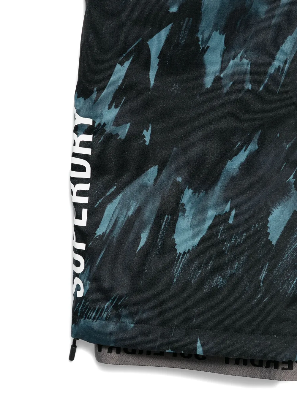 Superdry Rescue broek met camouflageprint Zwart