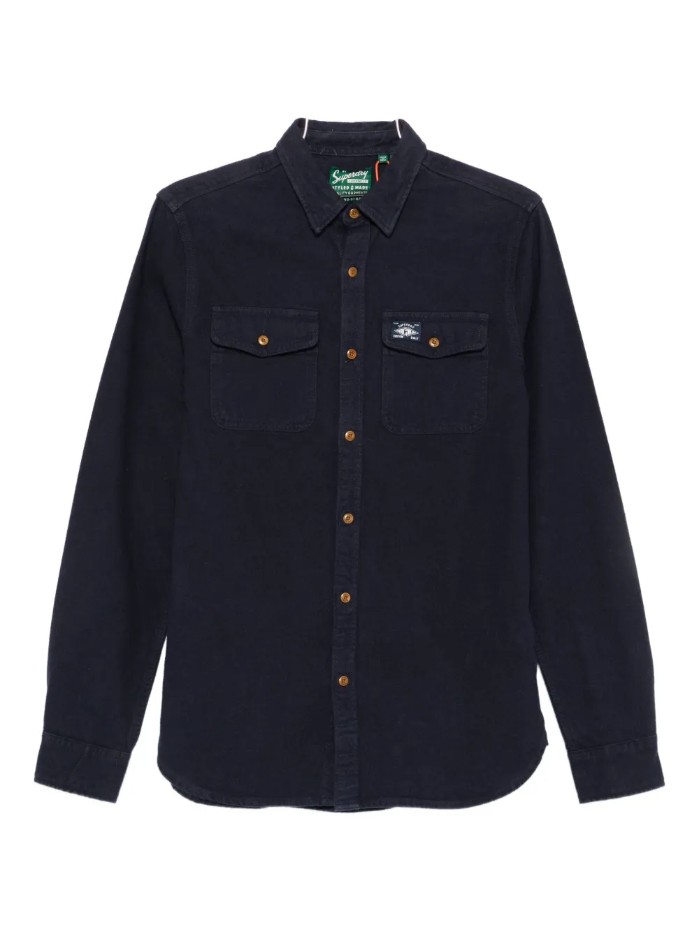 Superdry camisa de pana | azul | Image 1
