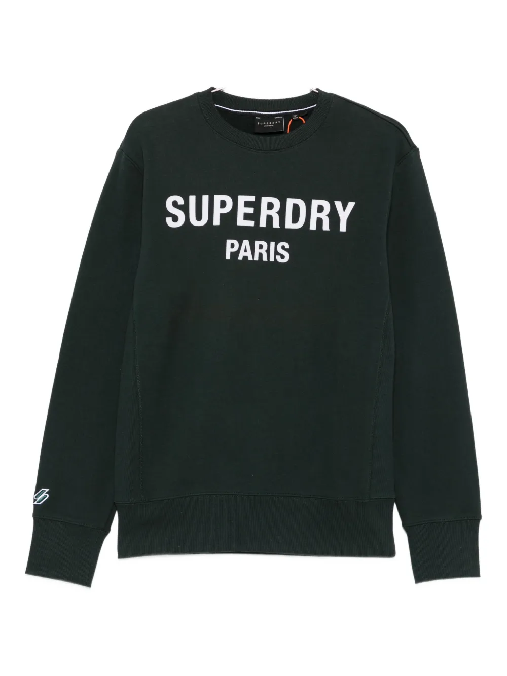 Superdry Logo-print Sweatshirt In Green