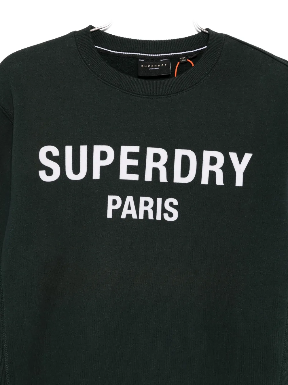 Superdry Logo-print Sweatshirt In Green