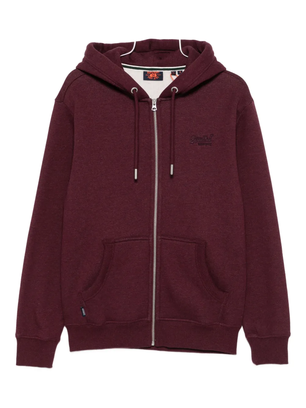Superdry zip-up hoodie | Red | Image 1