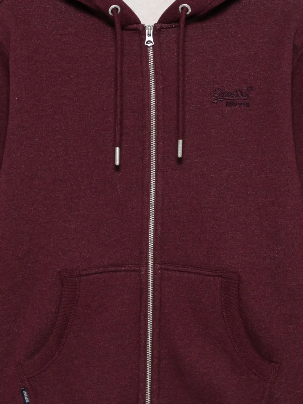 Superdry Zip-up Hoodie In Red
