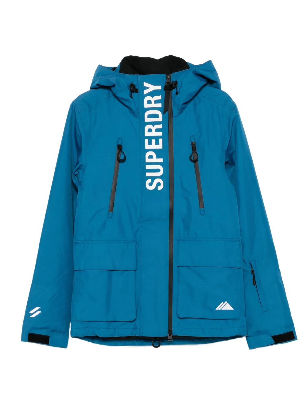 Superdry zip-up hooded jacket | Blue | Image 1