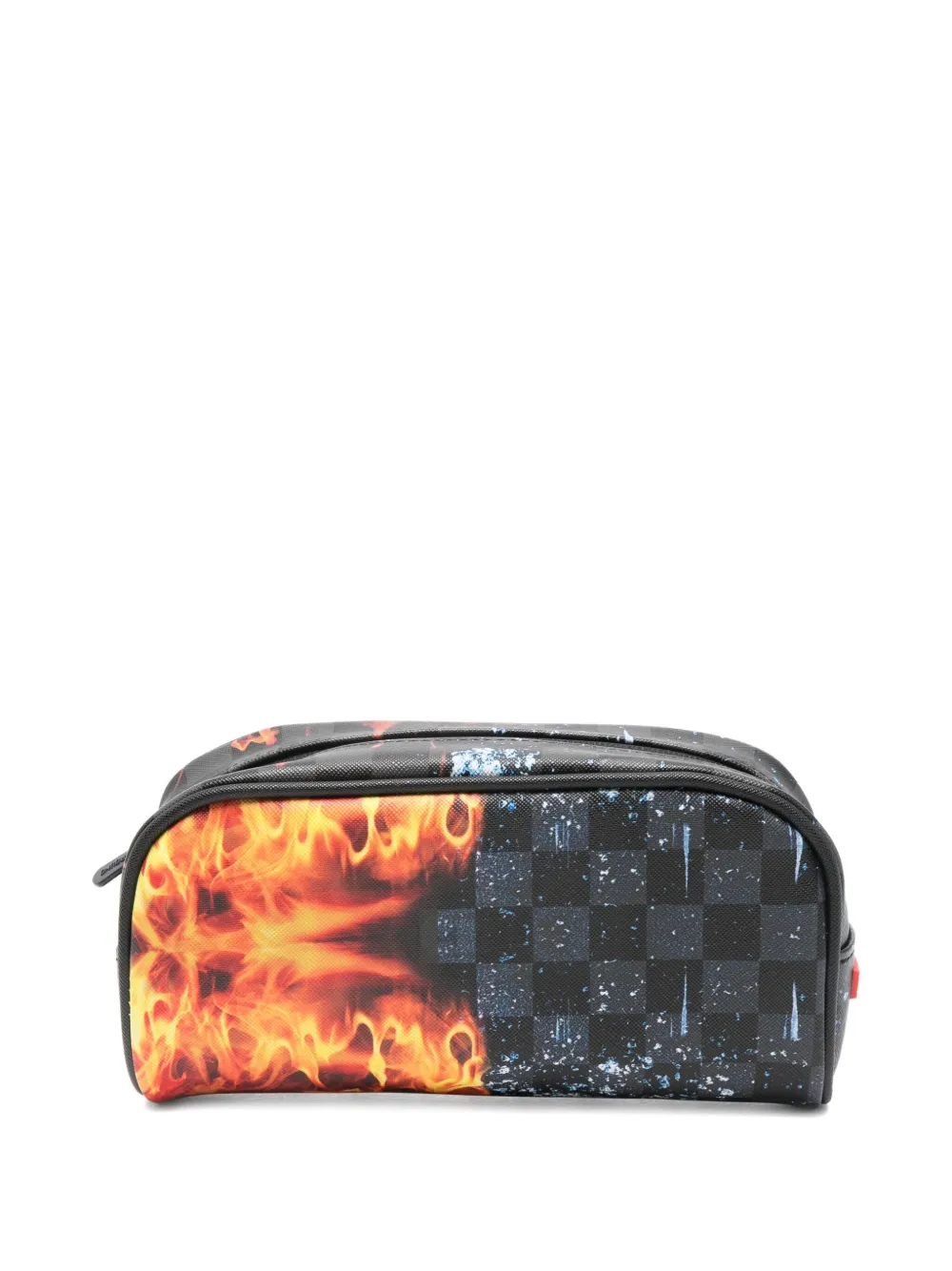 sprayground kid bolsa de mano con estampado gráfico y cierre | negro | Image 1