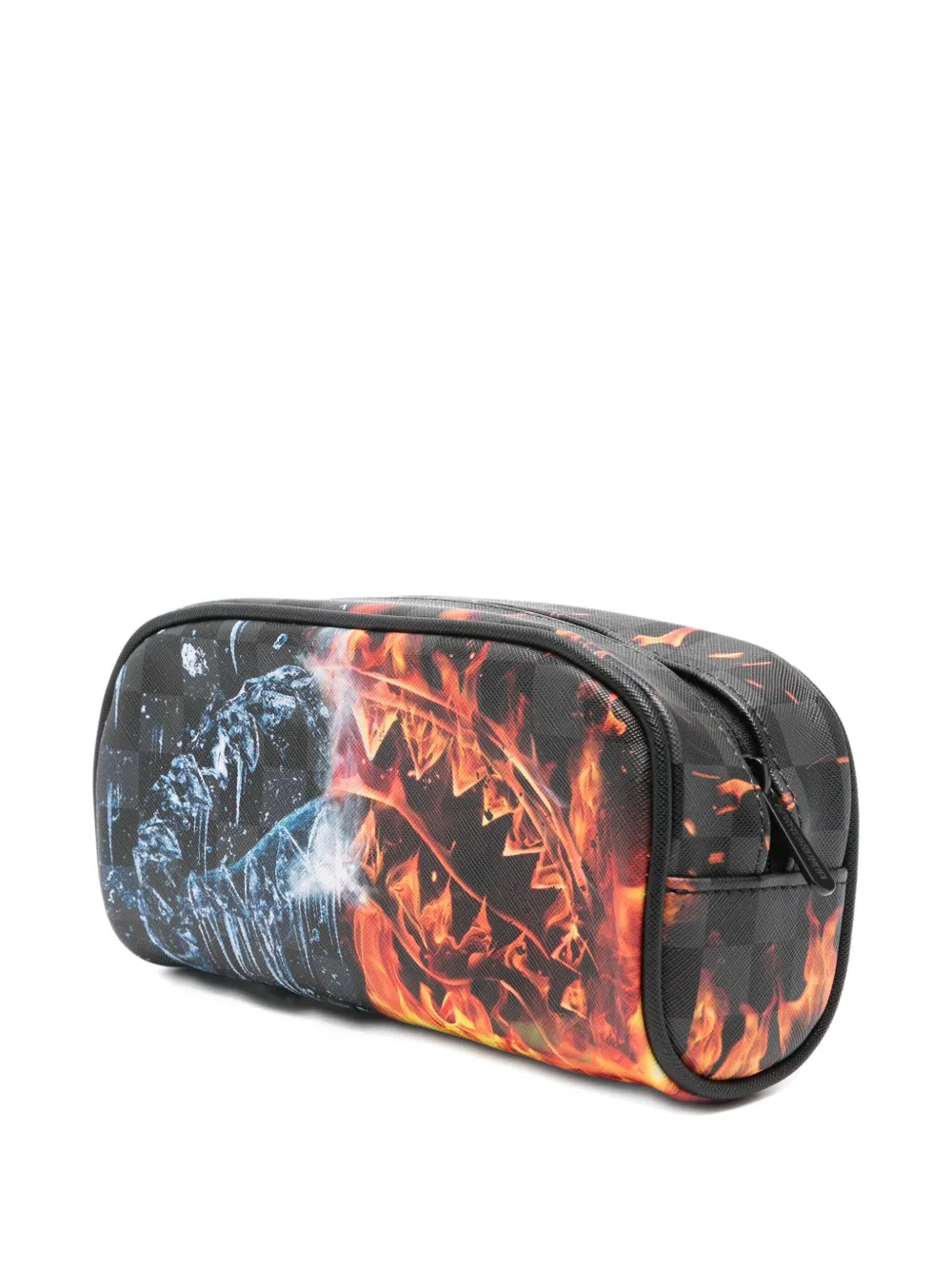 Sprayground kid graphic-print zip pouch bag - Zwart