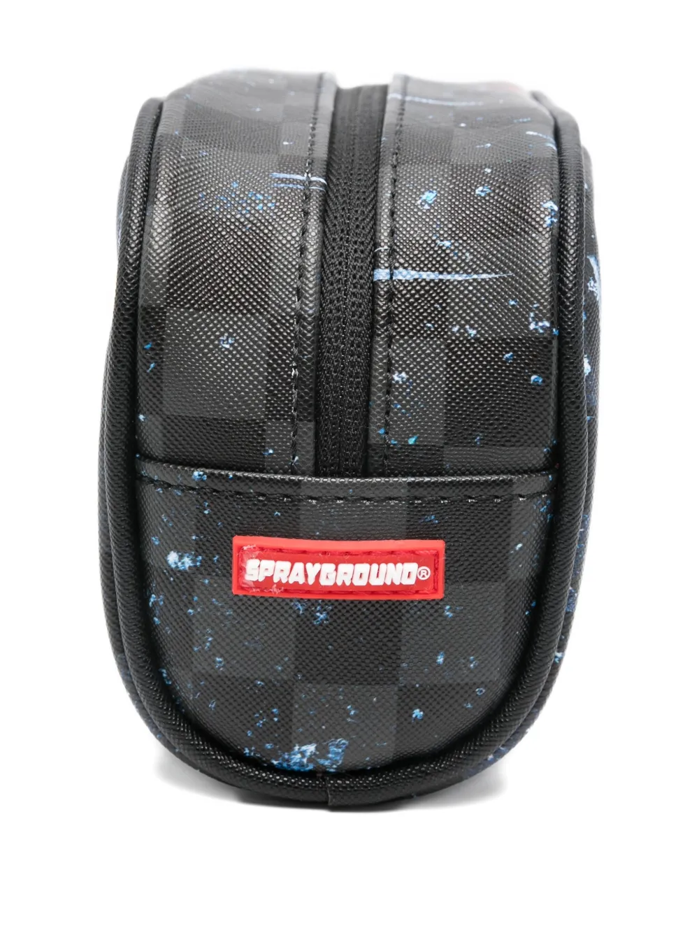 Sprayground Kid Graphic-print Zip Pouch Bag In Black