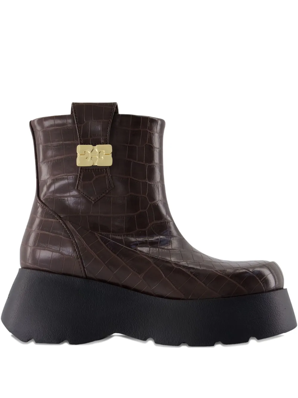 GANNI Kat ankle boots | Brown | Image 1
