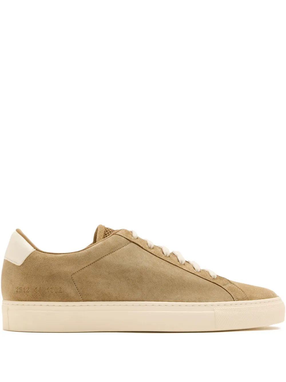 Common Projects Suede Panelled Sneakers In Brown