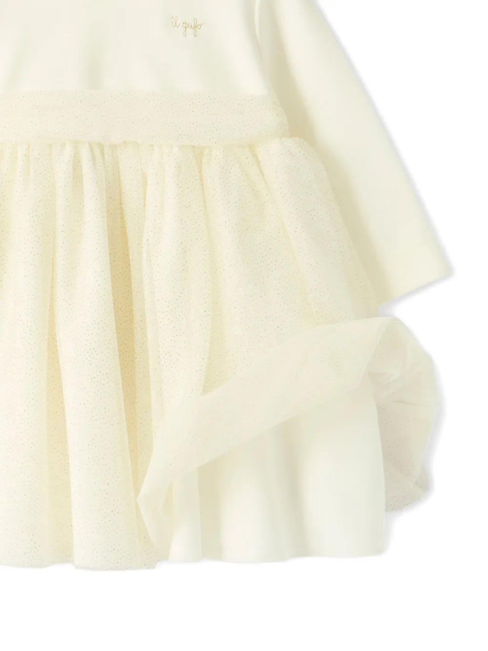 Il Gufo Jurk met lange mouwen Beige