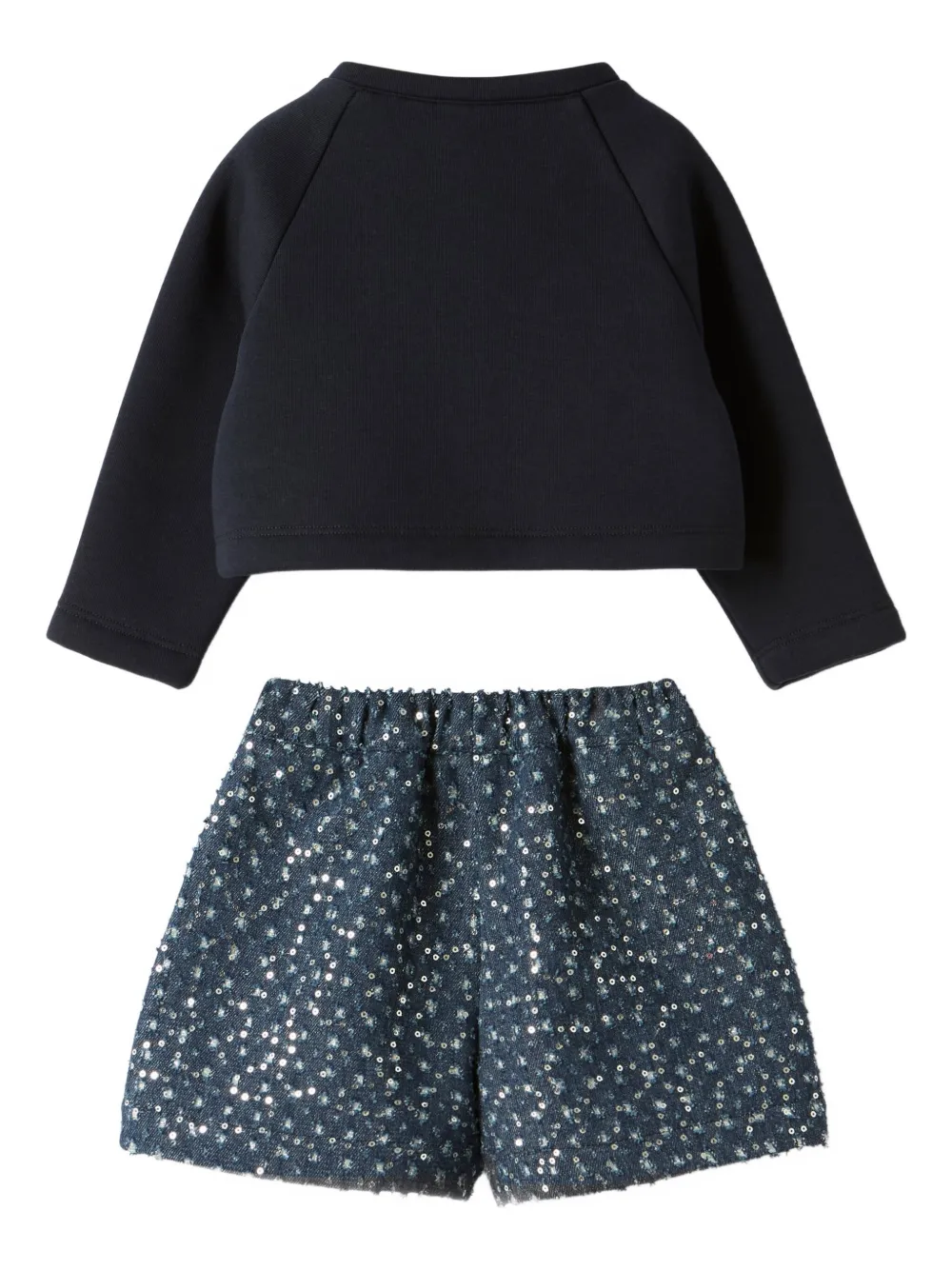 Il Gufo ensemble haut-short à sequins contrastants | Lots de shorts | Image 2