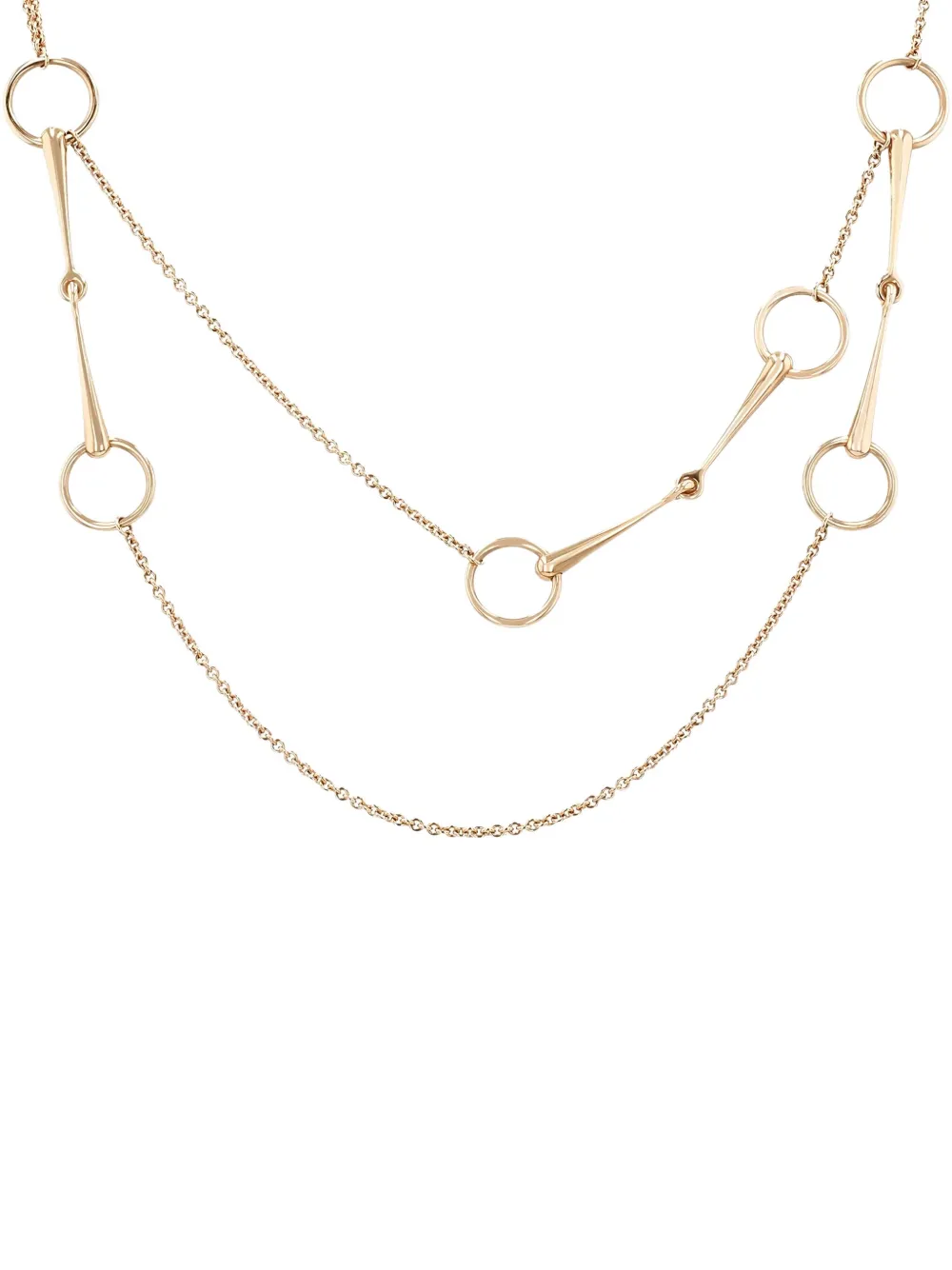 Pre-owned Hermes 2016 Pink Gold Necklace