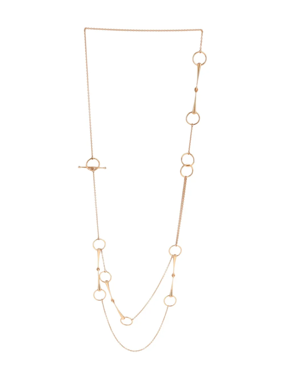 Pre-owned Hermes 2016 Pink Gold Necklace