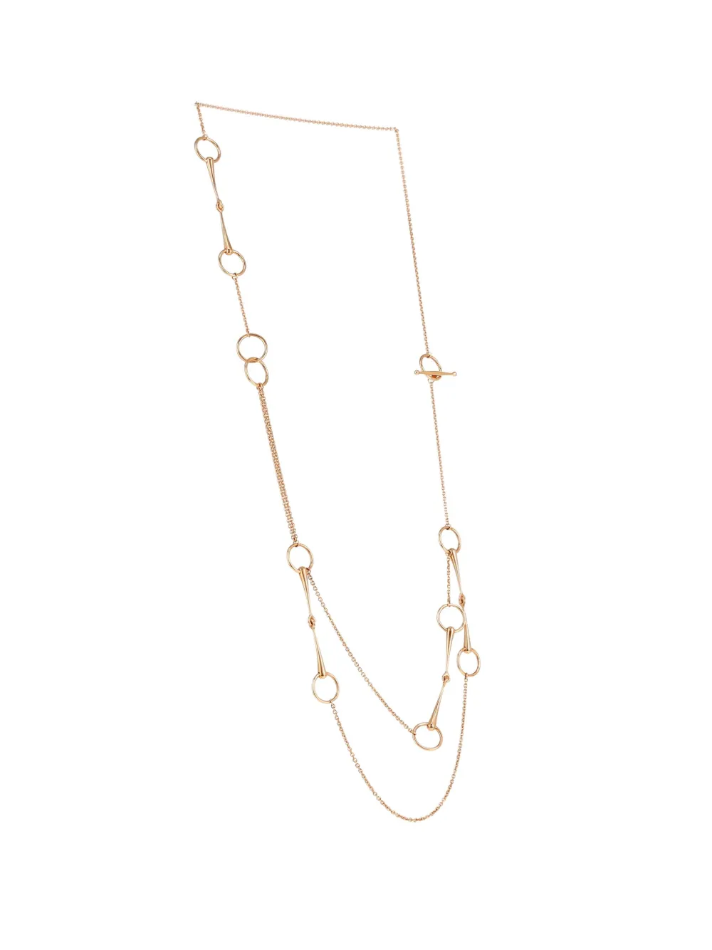 Pre-owned Hermes 2016 Pink Gold Necklace