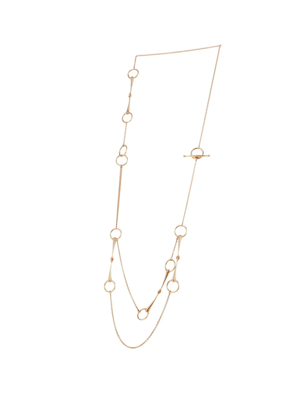 Pre-owned Hermes 2016 Pink Gold Necklace