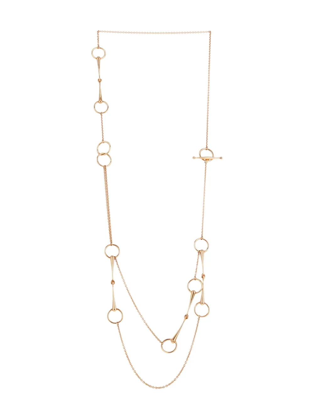 Hermès Pre-Owned 2016 pink gold necklace - ゴールドトーン Hermès Pre-Owned 2016 pink gold necklace - ゴールドトーン